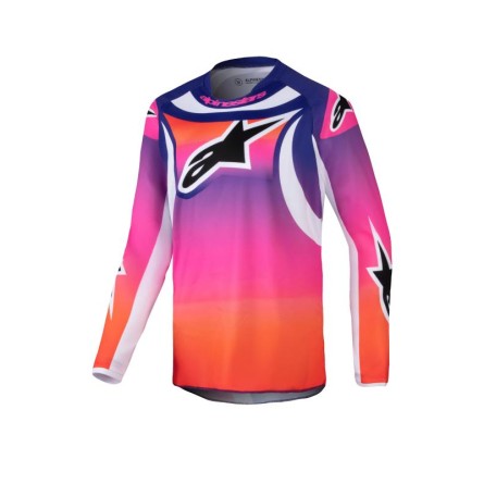 Alpinestars | Jeugd Cross Shirt Racer Wurx Paars / Wit