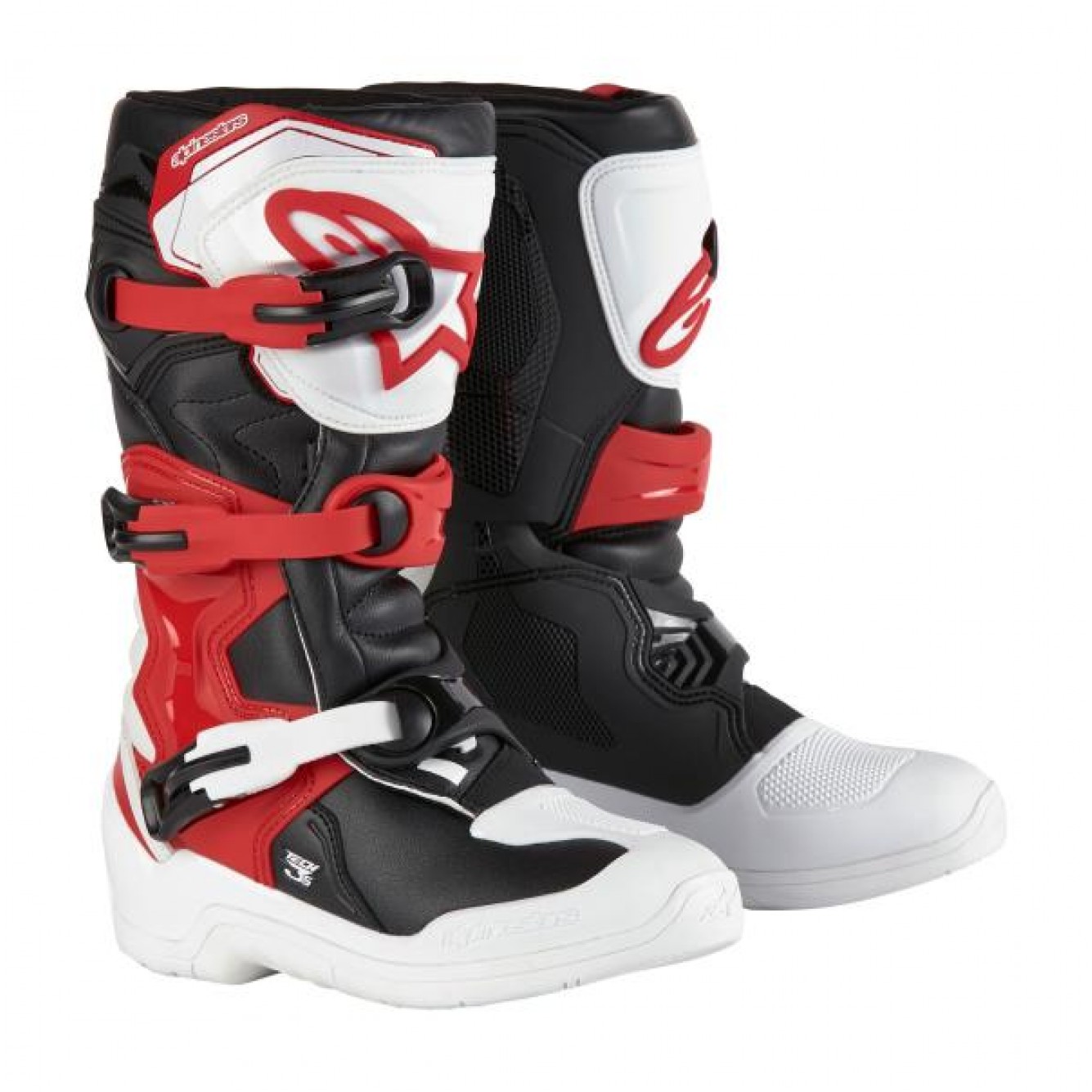 Alpinestars | Jeugd Crosslaarzen Tech 3s Rood / Zwart