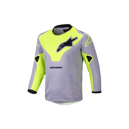 Alpinestars | Kids Crossshirt Racer Veil Grijs / Geel