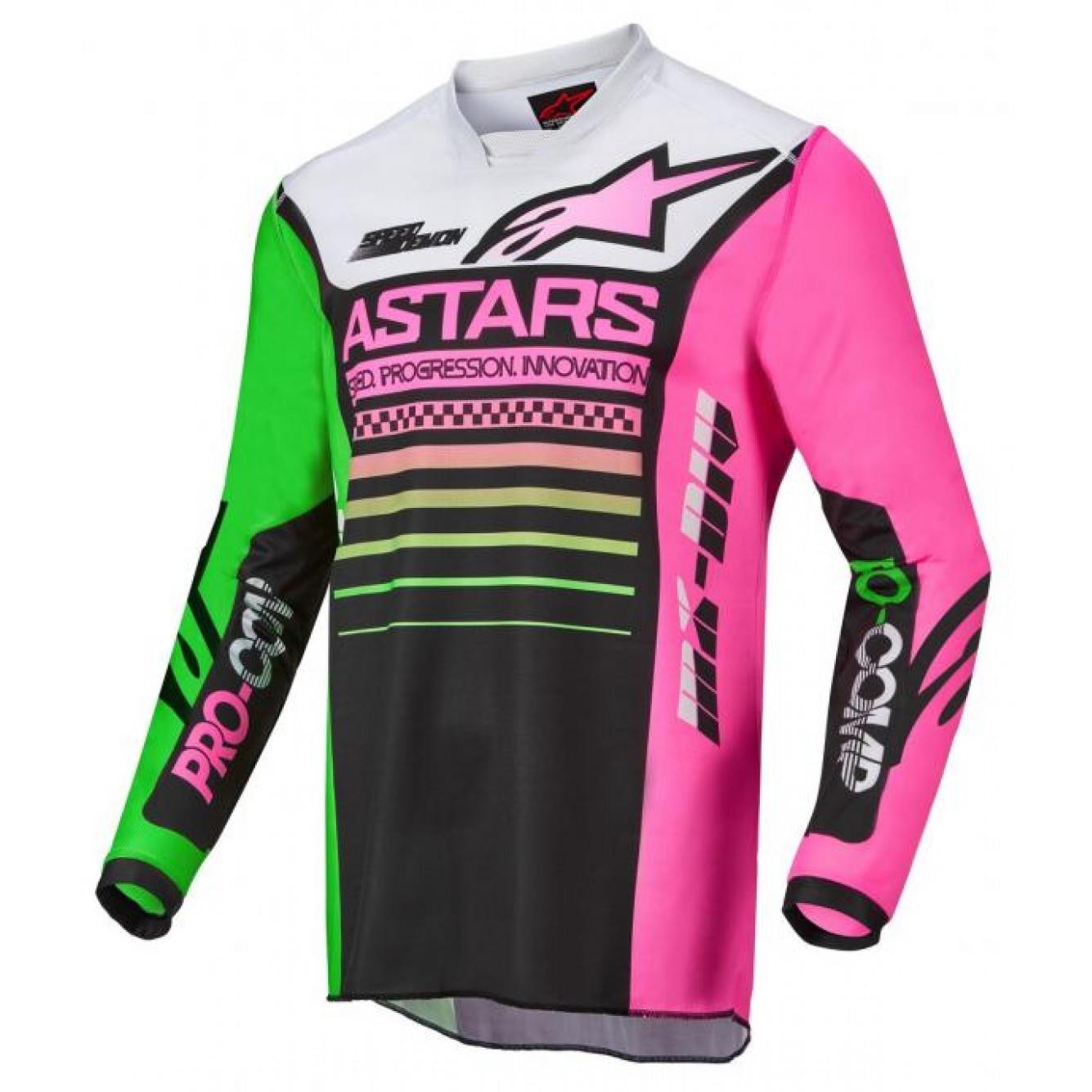 Alpinestars | Shirt Racer Compass Groen/ Roze