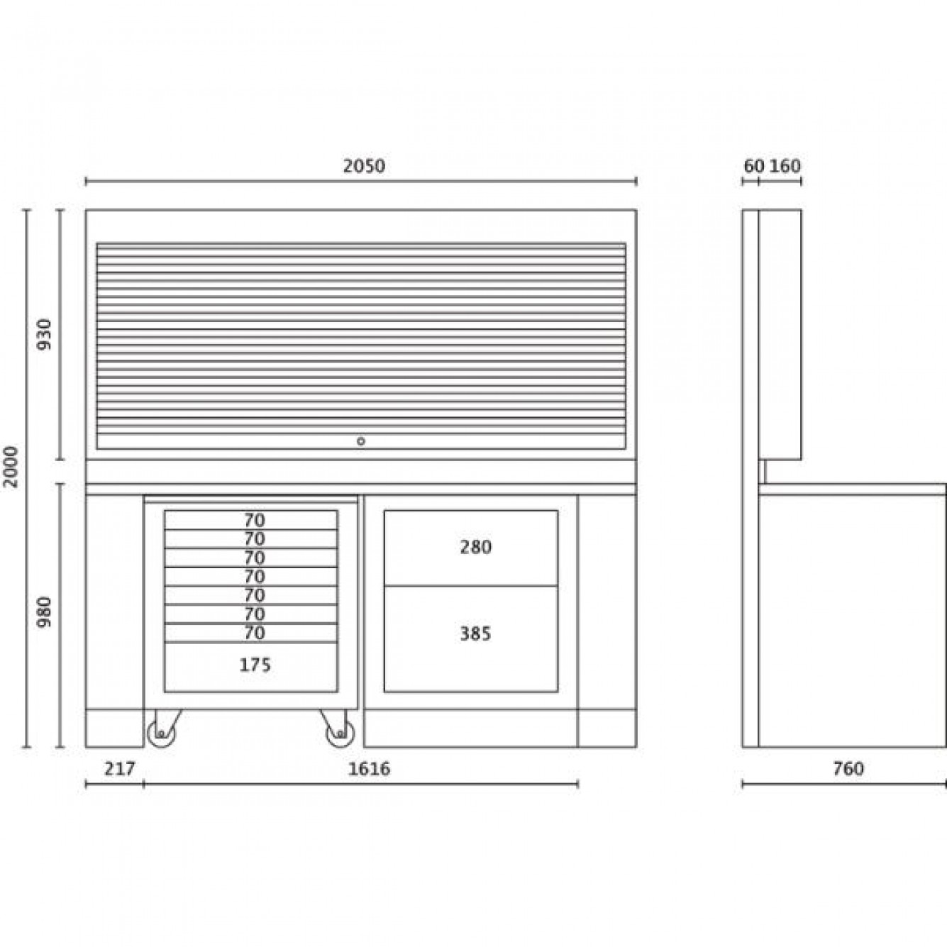 Beta Tools | Werkplaatsinrichting RSC55/C55B/3