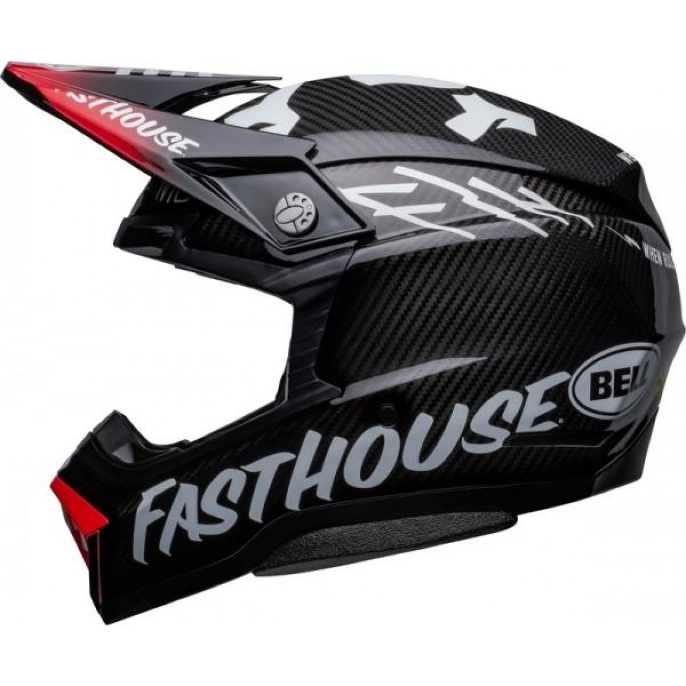 Bell | Crosshelm Moto-10 Spherical Fasthouse Privateer Zwart / Rood