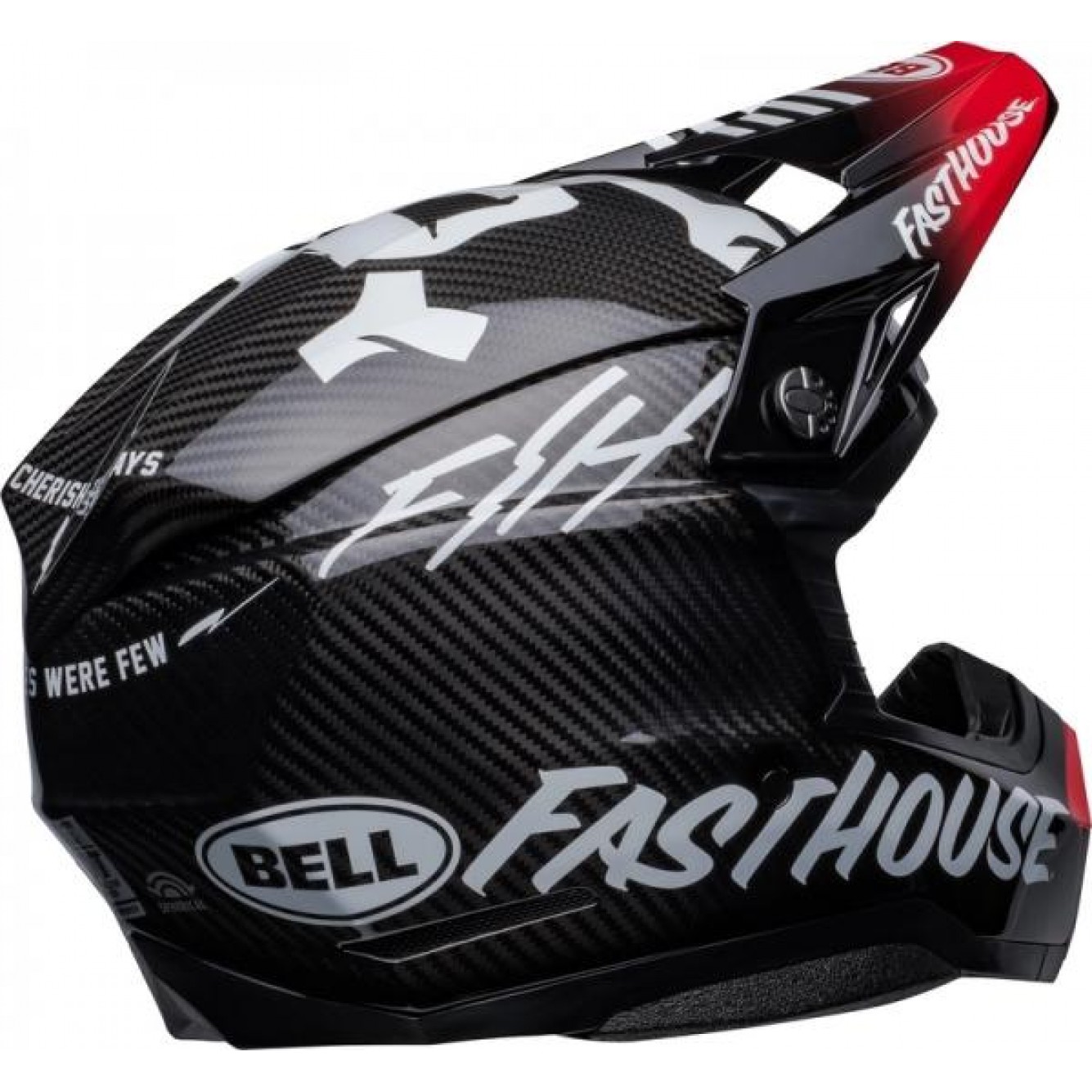 Bell | Crosshelm Moto-10 Spherical Fasthouse Privateer Zwart / Rood