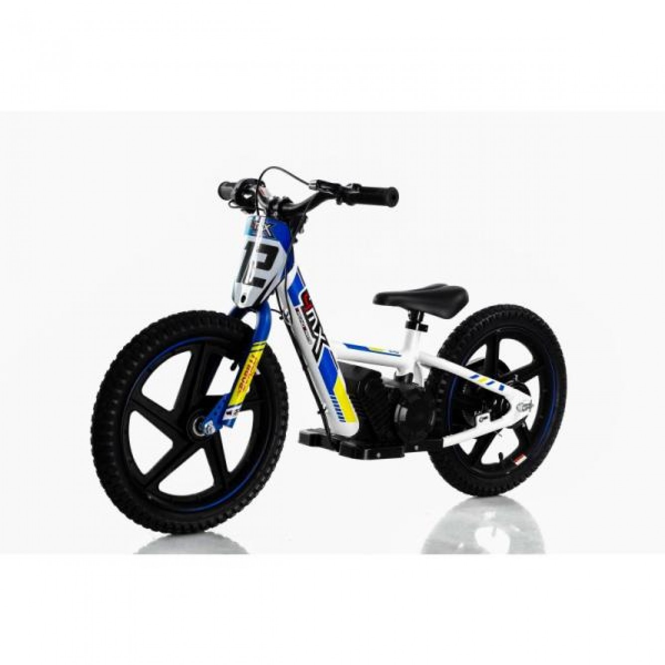 4MX | Elektrische Loopfiets Wit / Blauw 16