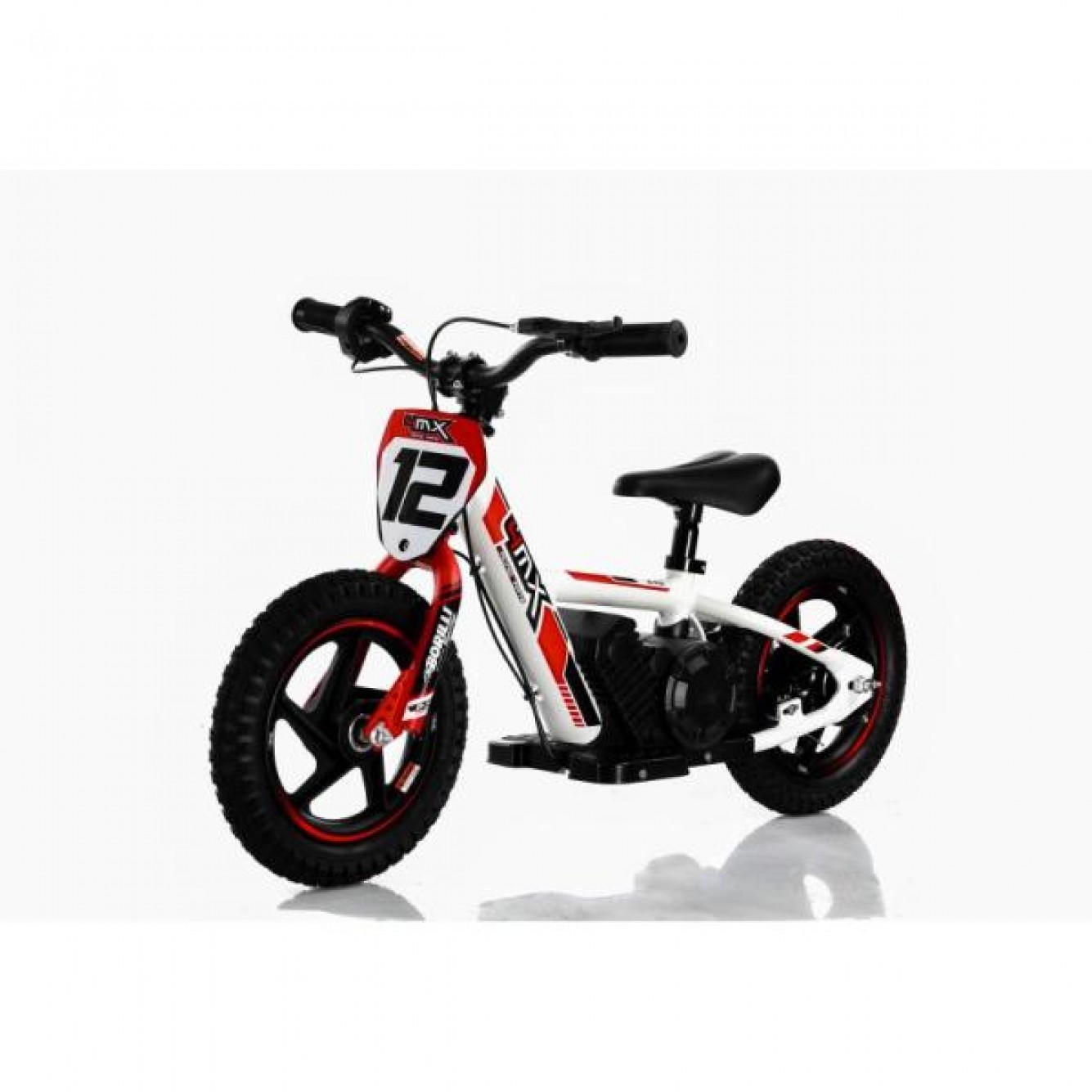 4MX | Elektrische Loopfiets Wit / Rood 12