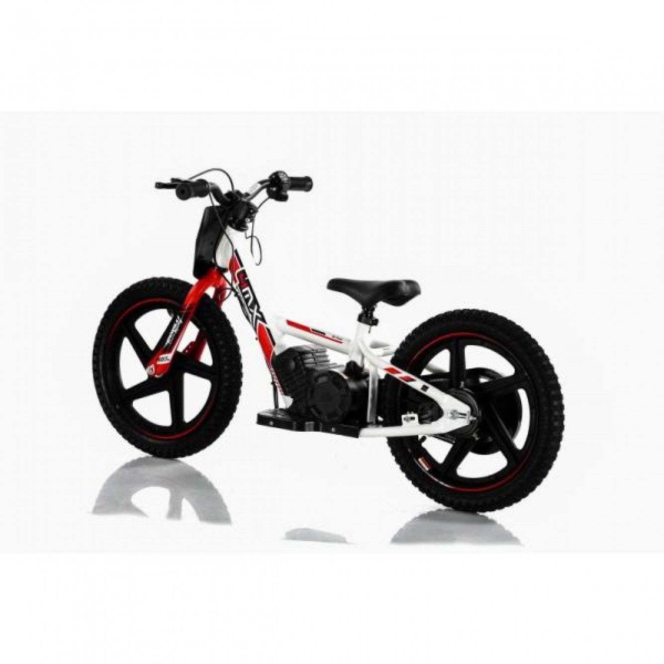 4MX | Elektrische Loopfiets Wit / Rood 16