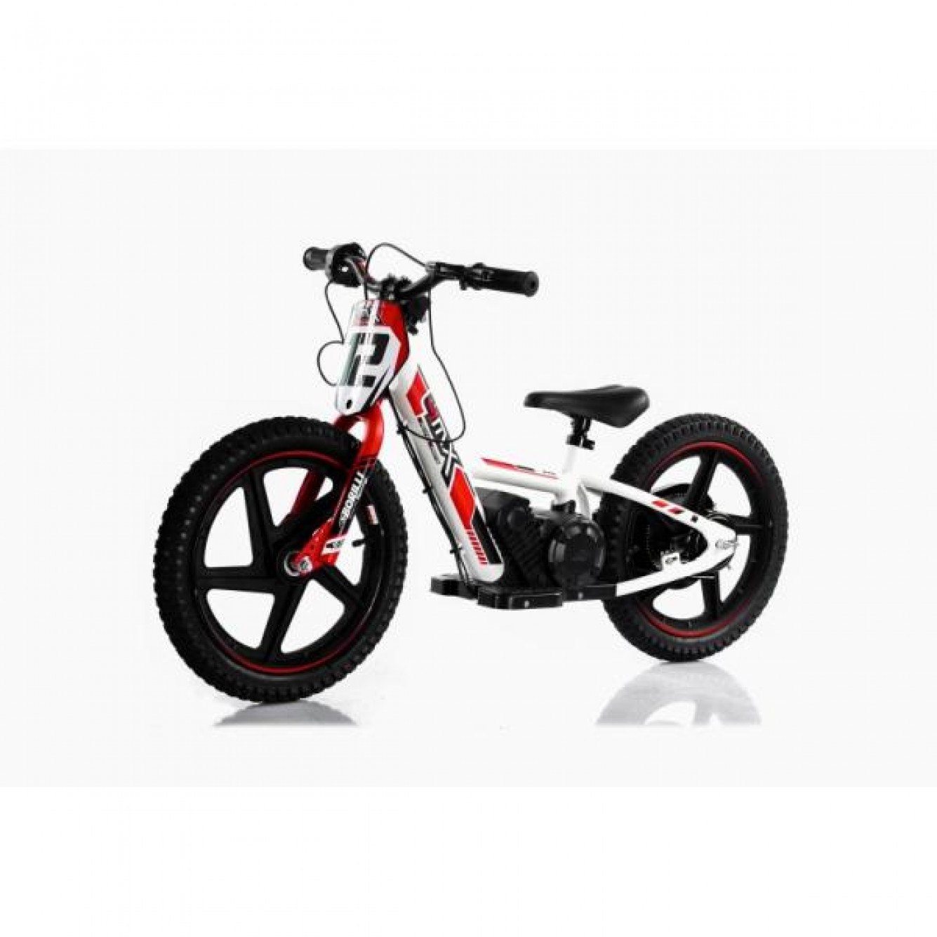 4MX | Elektrische Loopfiets Wit / Rood 16