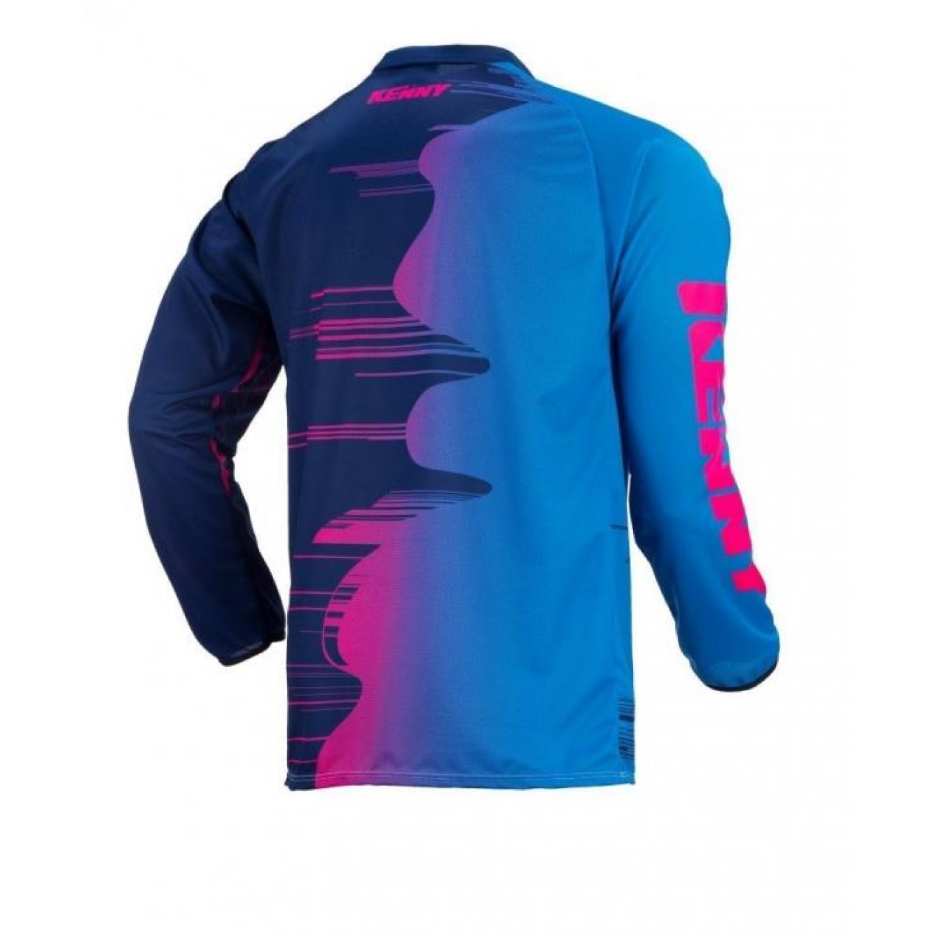 Kenny | Shirt Performance Blauw Roze