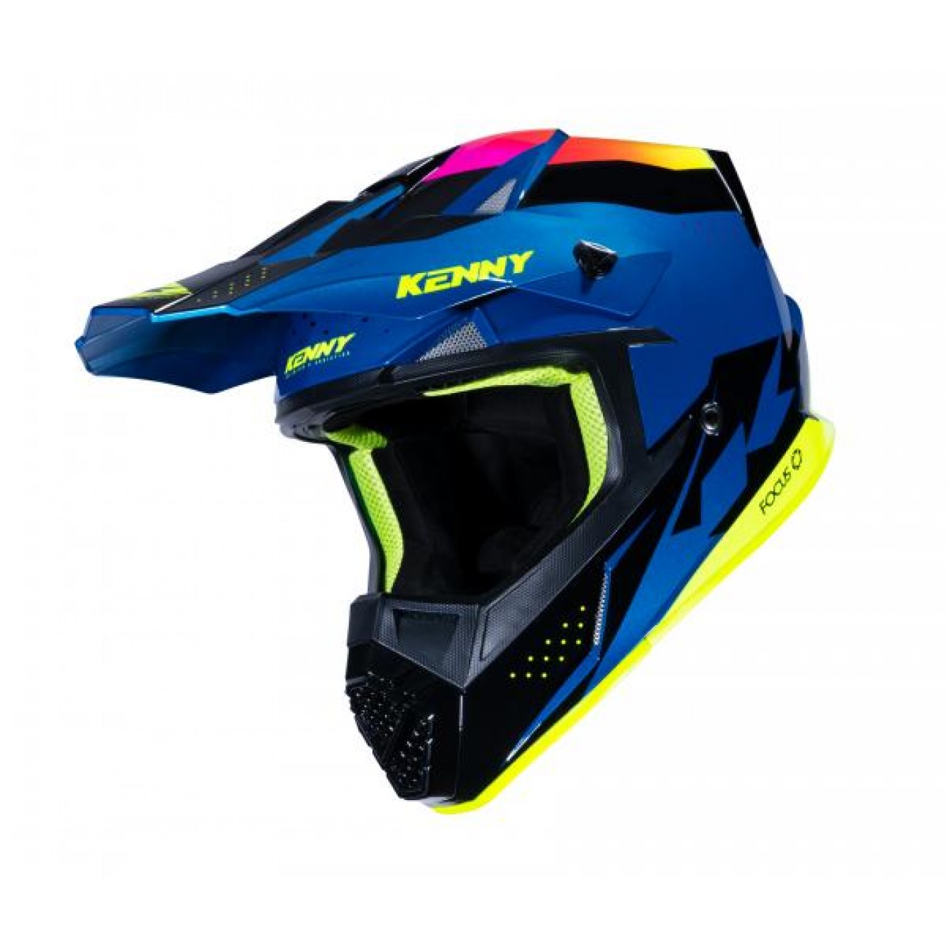 Kenny | Crosshelm Track Graphic Blauw / Multicolor