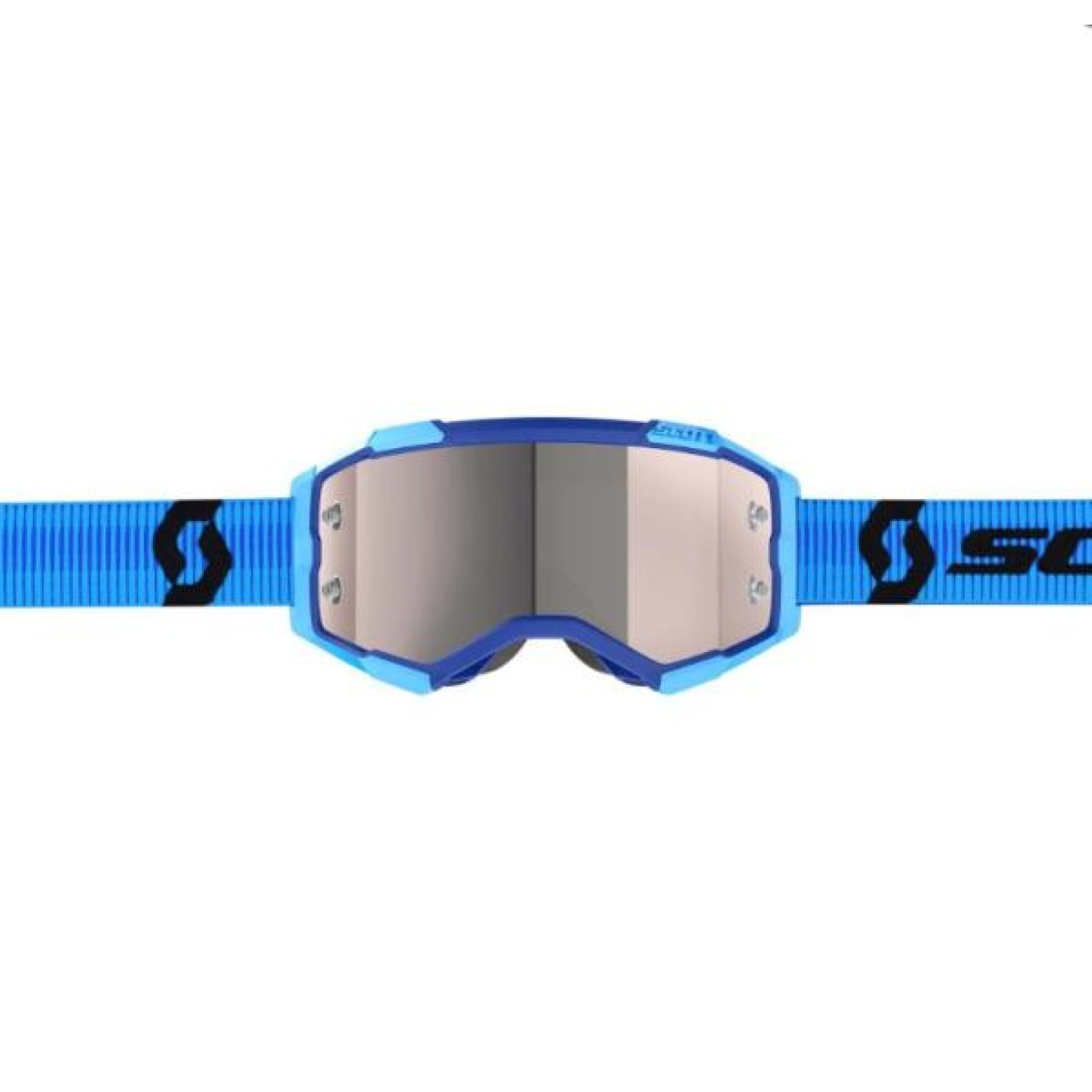 Scott | Crossbril Fury Blauw, Silver Chrome