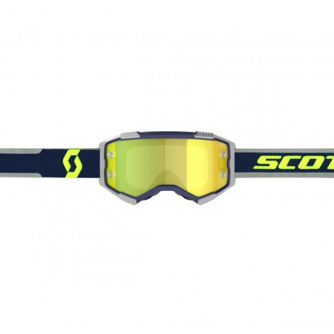 Scott | Crossbril Fury Blauw - gele lens