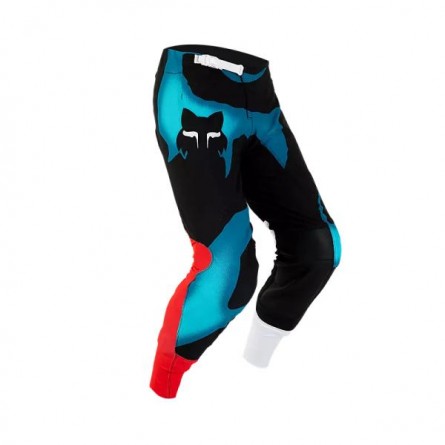 FOX | MX Broek Flexair Withered Zwart / Blauw