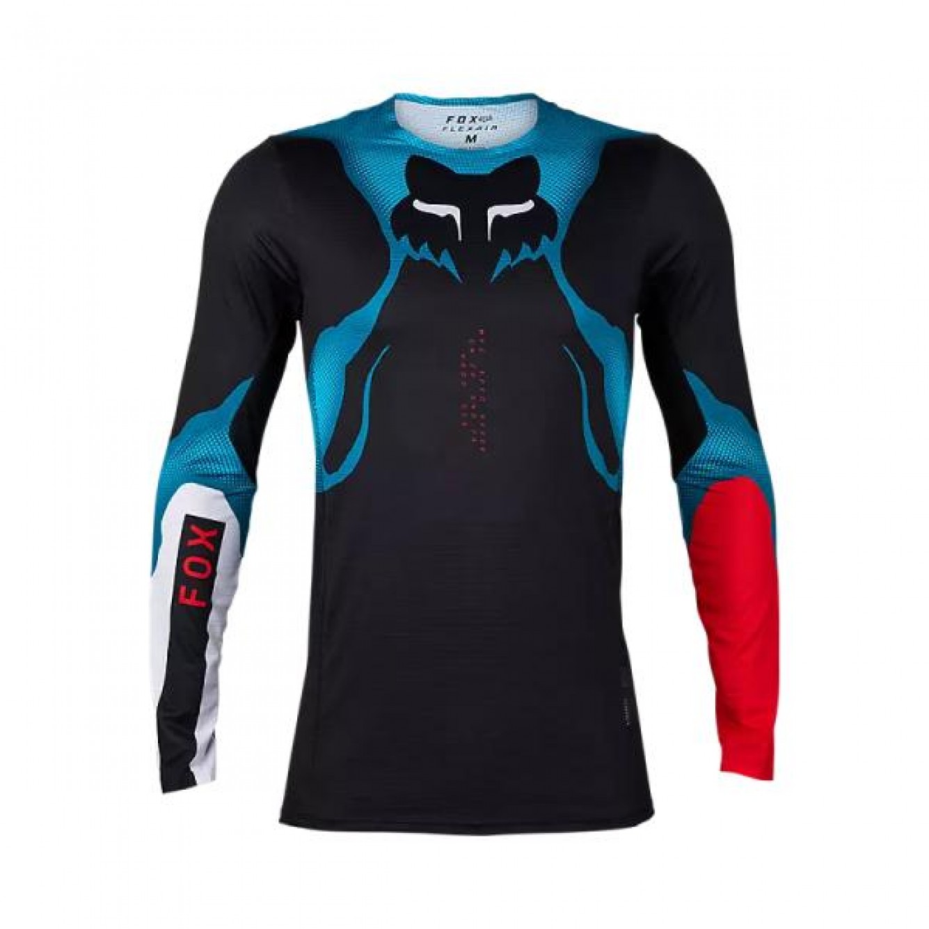 FOX | MX Shirt Flexair Withered Zwart / Blauw