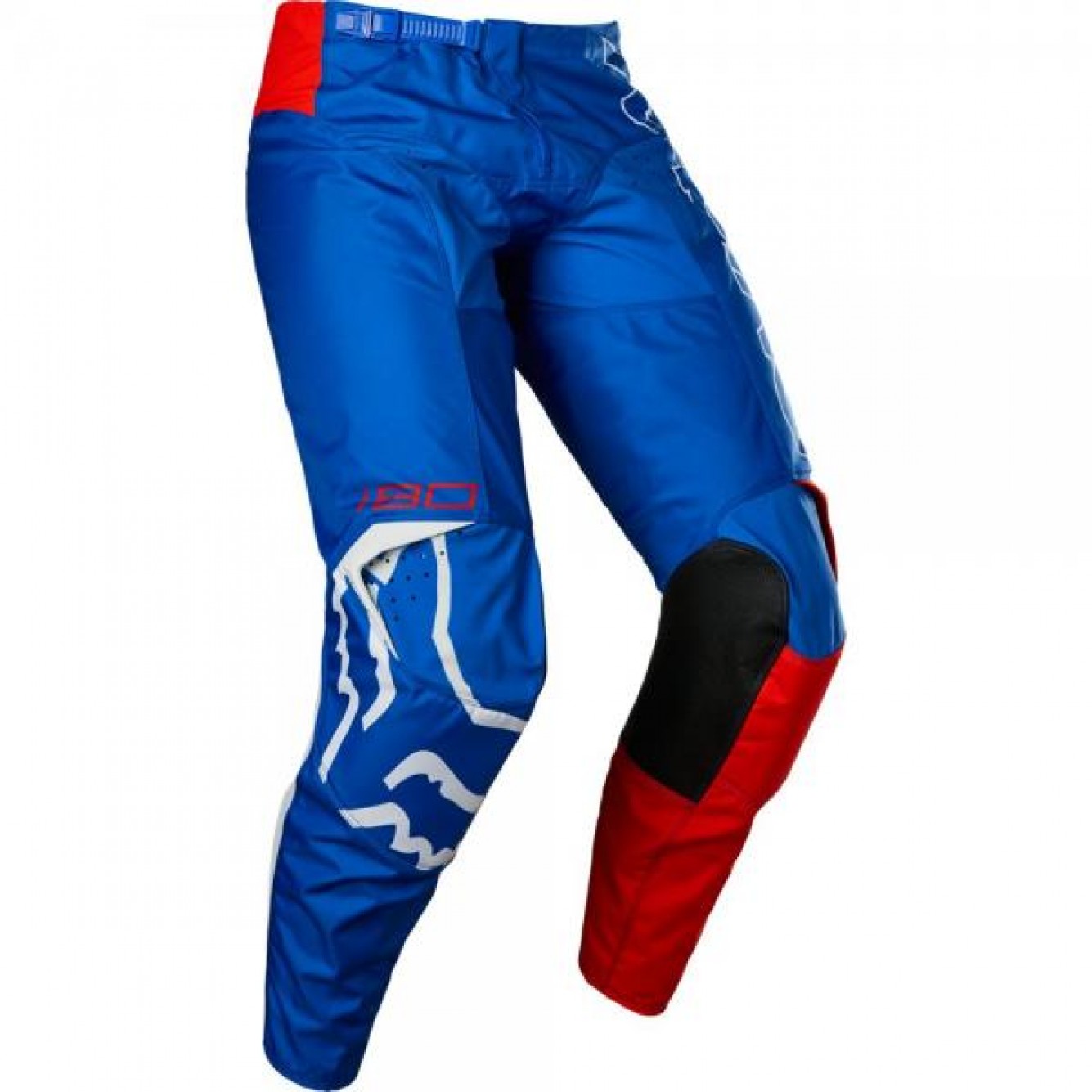 Fox | 180 broek SKEW Rood / Blauw