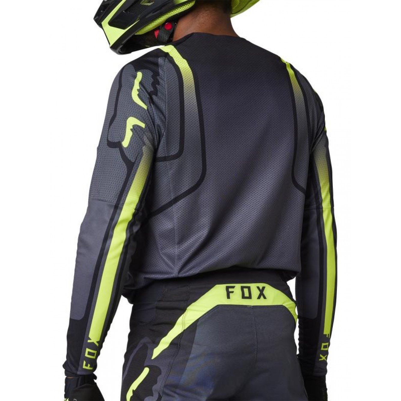 Fox | Cross Shirt 360 Vizen Zwart / Fluor Geel