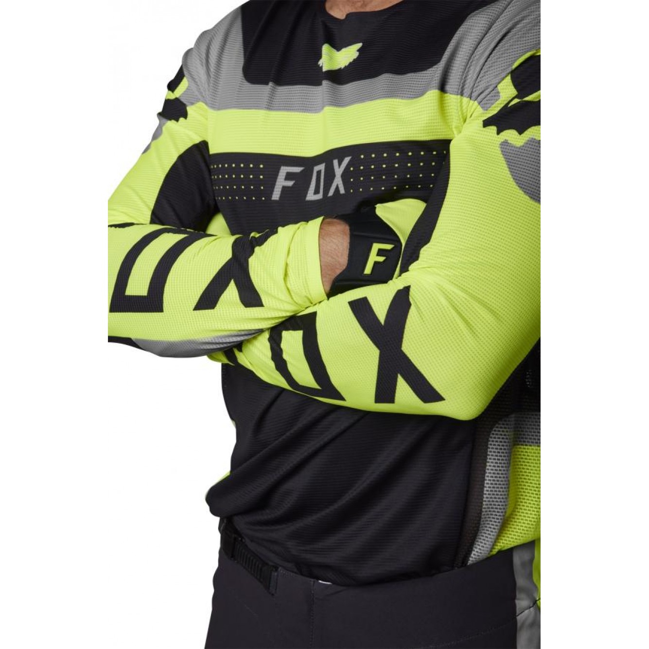 Fox | Cross Shirt Flexair EFEKT Grijs / Geel