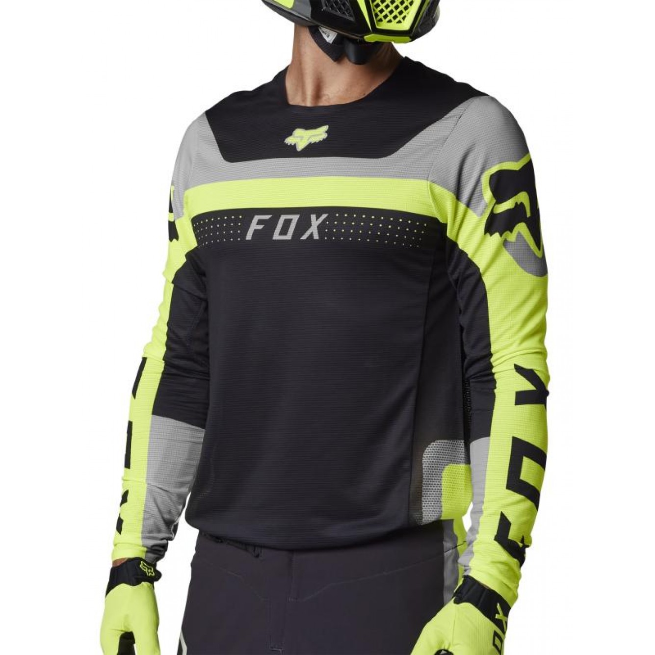 Fox | Cross Shirt Flexair EFEKT Grijs / Geel