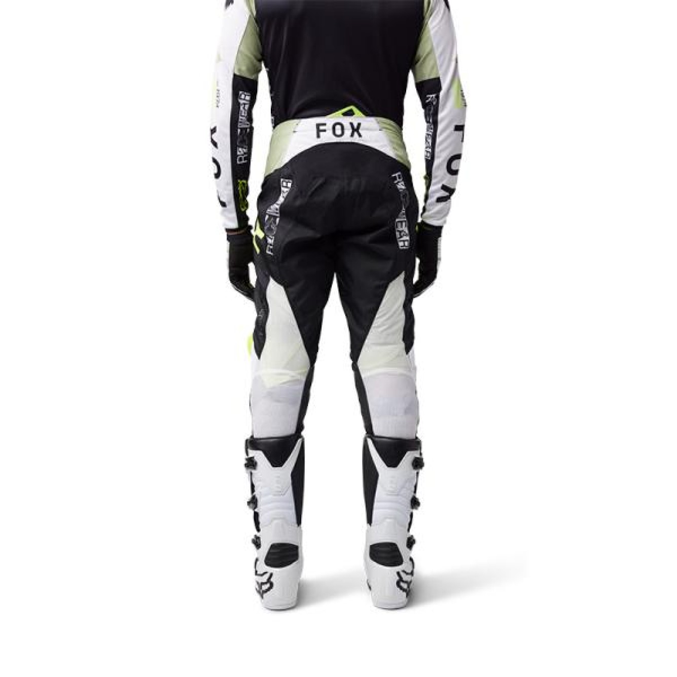 Fox | Crossbroek 180 Race Spec Zwart / Groen