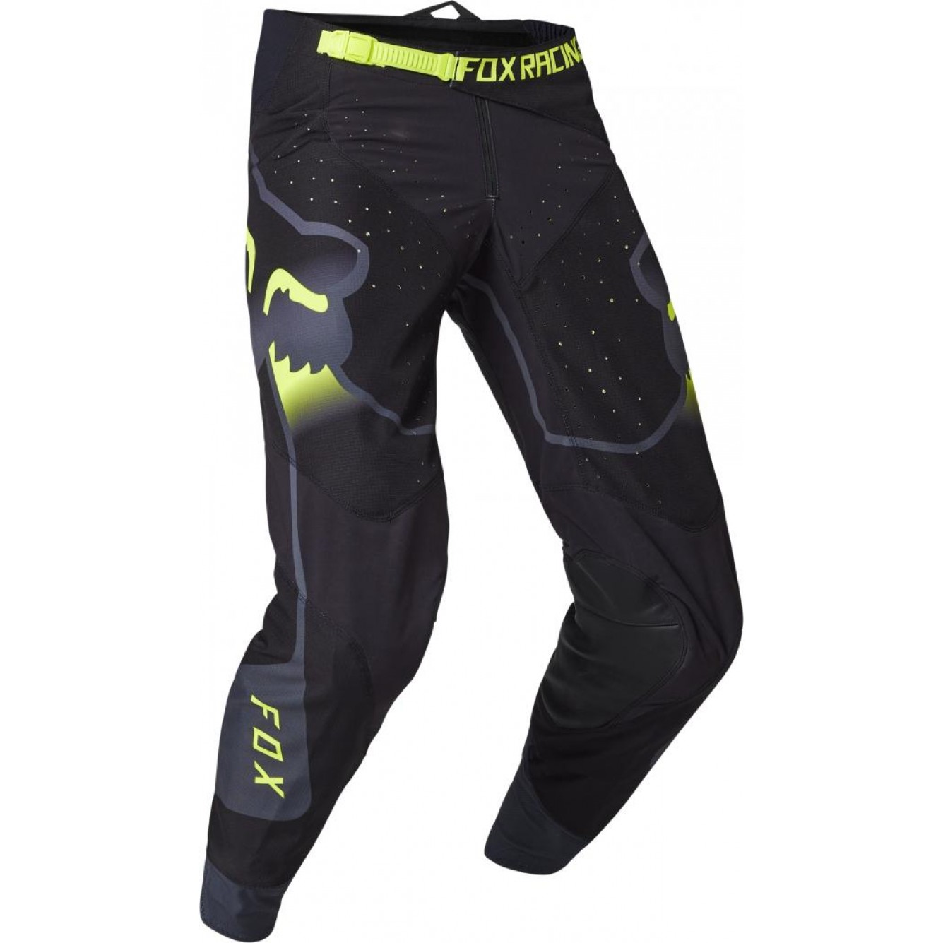 Fox | Crossbroek 360 Vizen Zwart / Fluor Geel