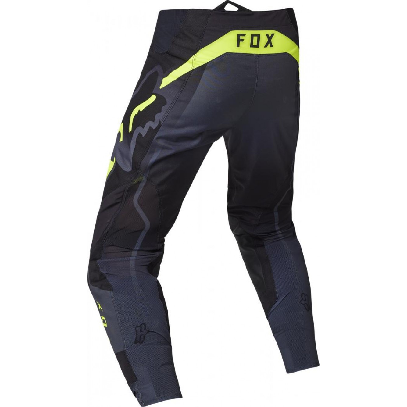 Fox | Crossbroek 360 Vizen Zwart / Fluor Geel