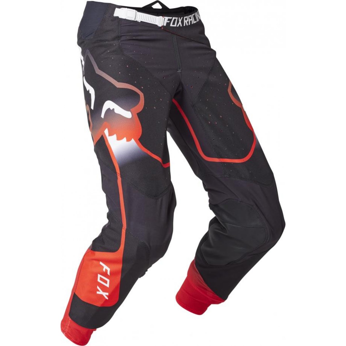 Fox | Crossbroek 360 Vizen Zwart / Rood