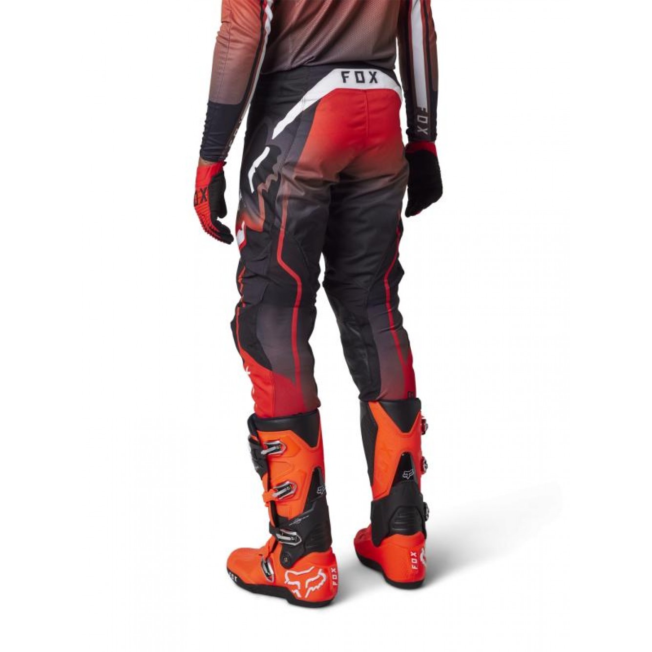 Fox | Crossbroek 360 Vizen Zwart / Rood