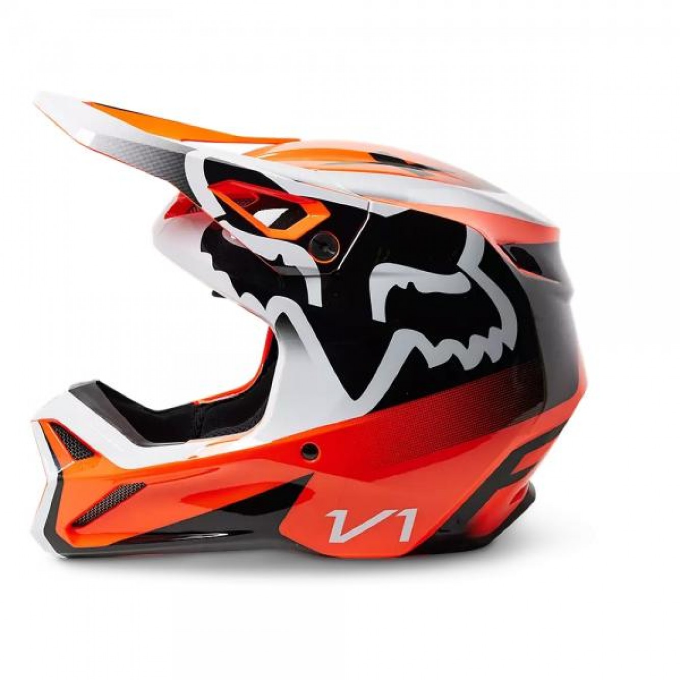 Fox | Crosshelm V1 LEED Fluor Oranje