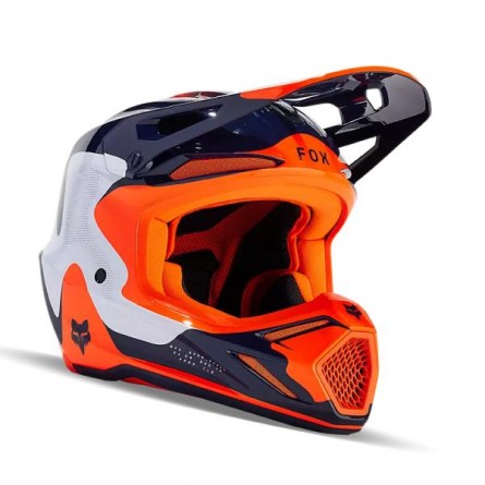 Fox | Crosshelm V3 Revise Marine/Oranje