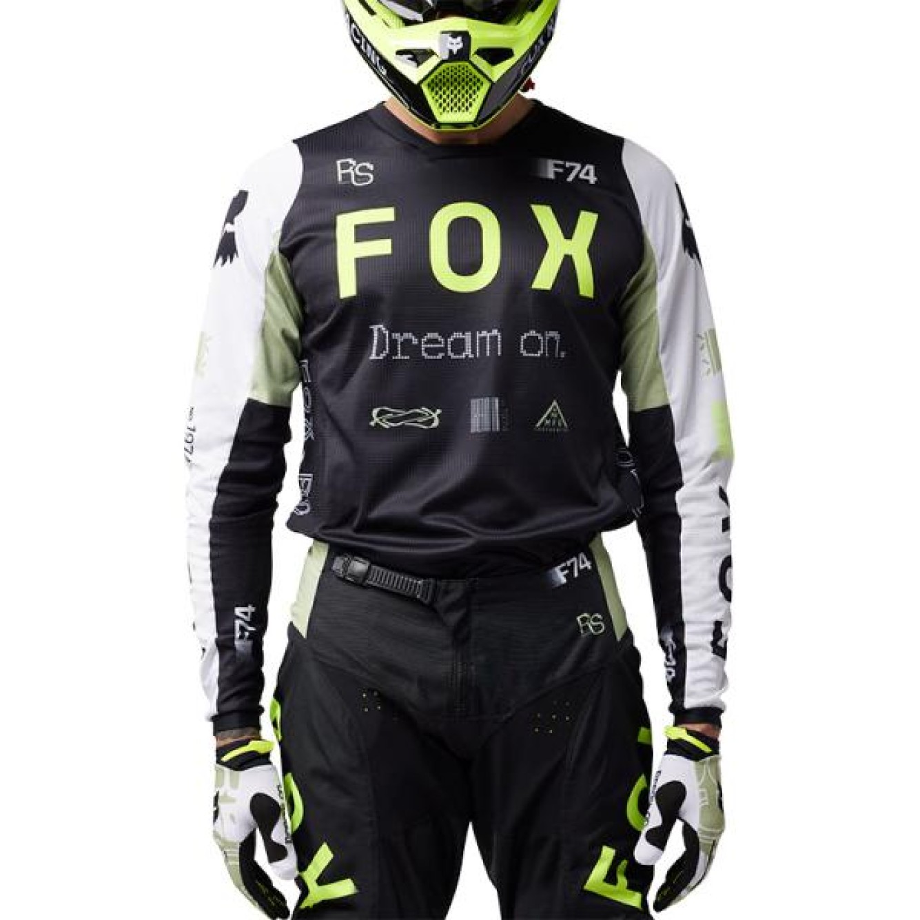 Fox | Crossshirt 180 Race Spec Zwart / Groen