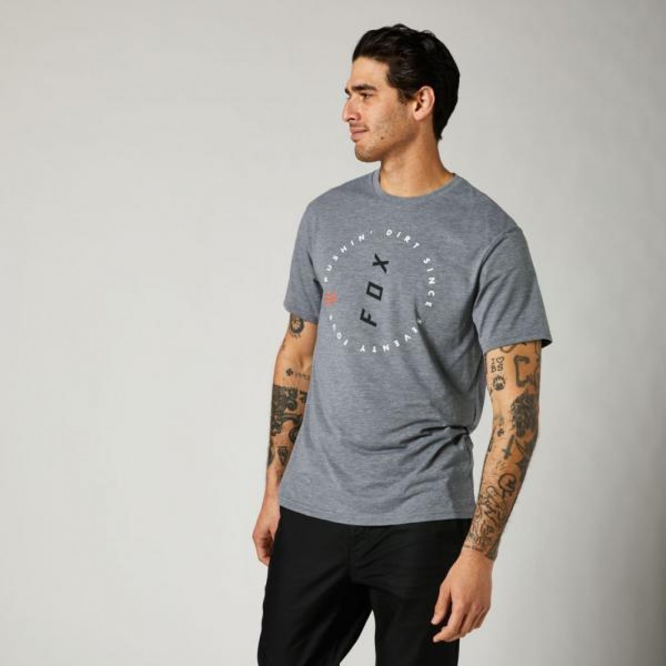 Fox | T-shirt korte mouw Clean up Grijs