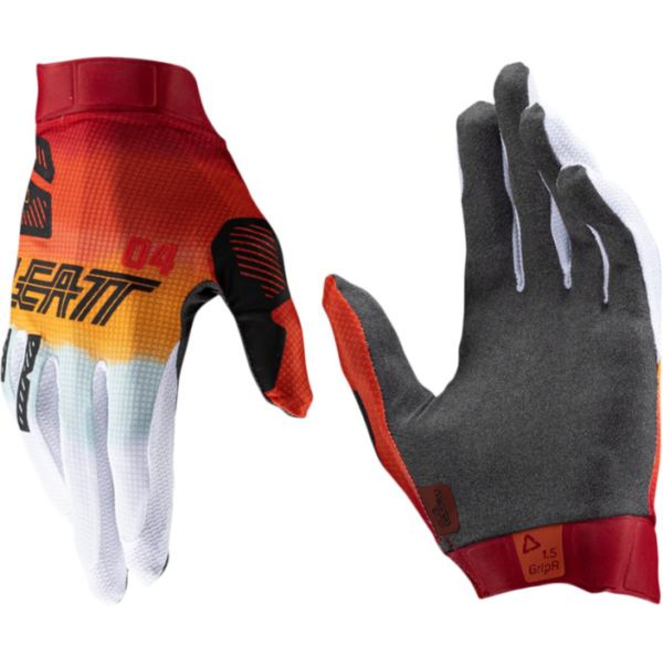 Leatt | Handschoenen 1.5 Lite GripR V25 Wit / Oranje / Geel