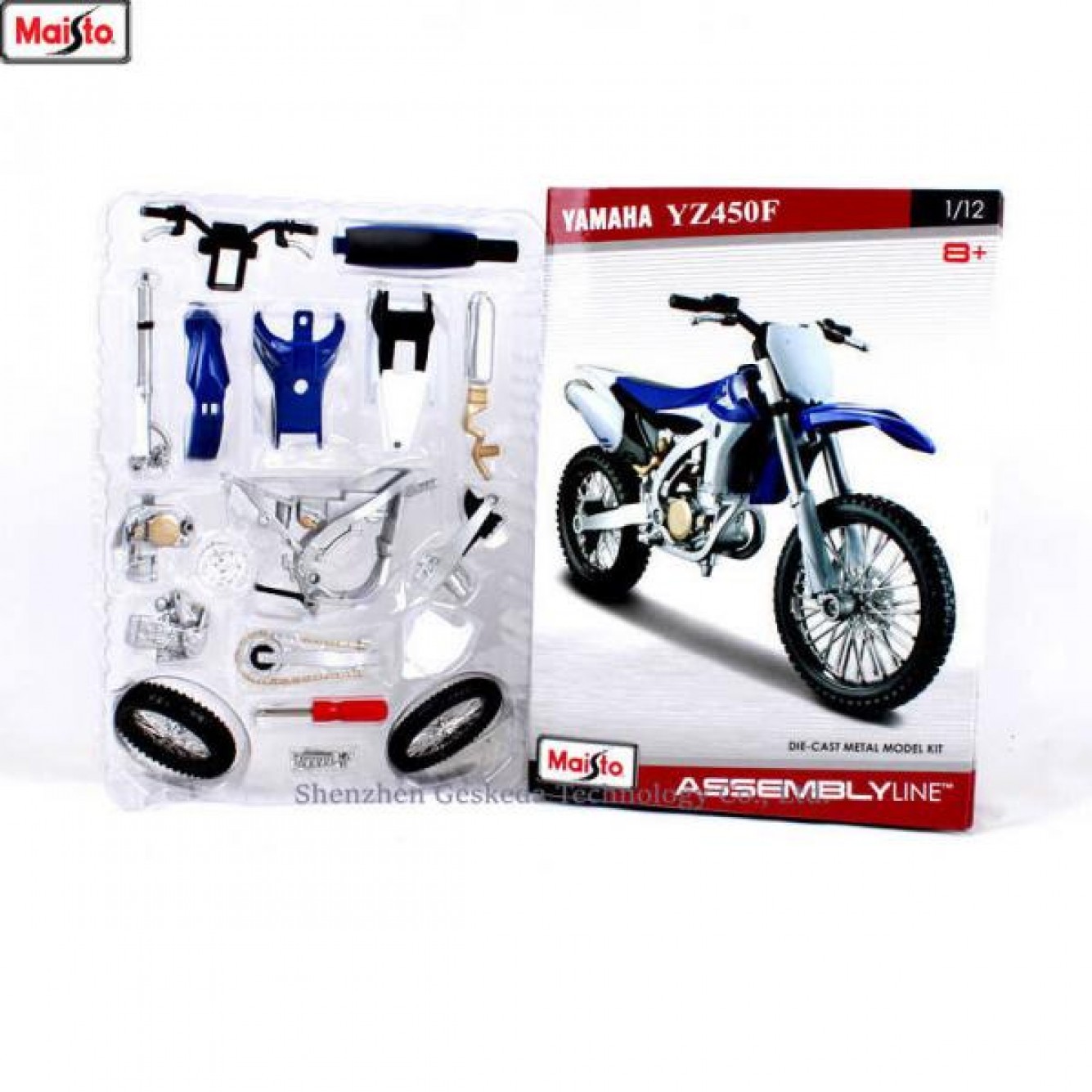 Yamaha | Schaalmotor 1:12 Bouwpakket YZ450F