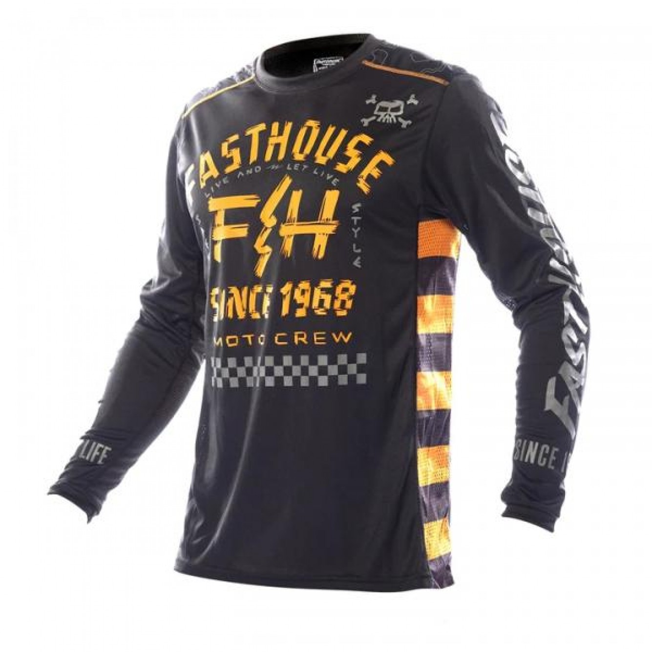 Fasthouse | Shirt Elrod Zwart Amber