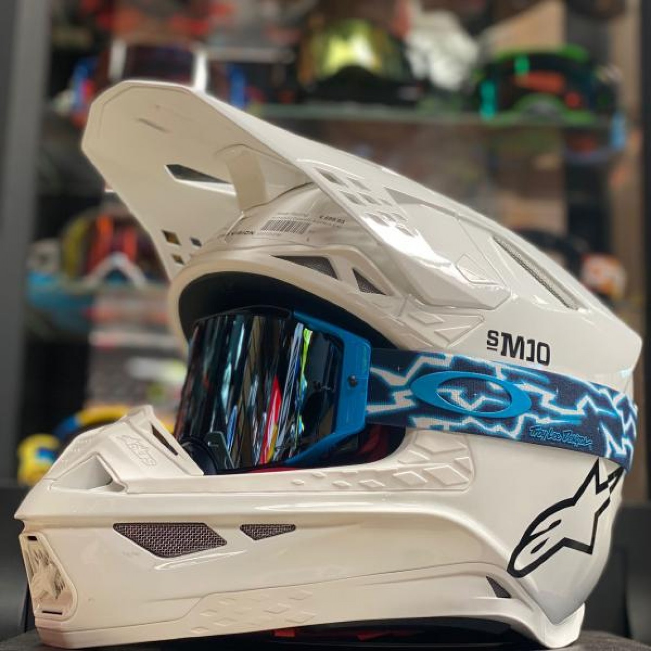 Oakley | Airbrake MX TLD Blue Lightning - Prizm Sapphire