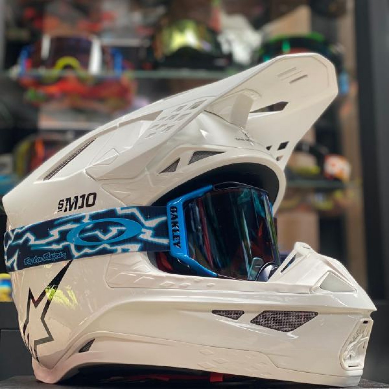 Oakley | Airbrake MX TLD Blue Lightning - Prizm Sapphire