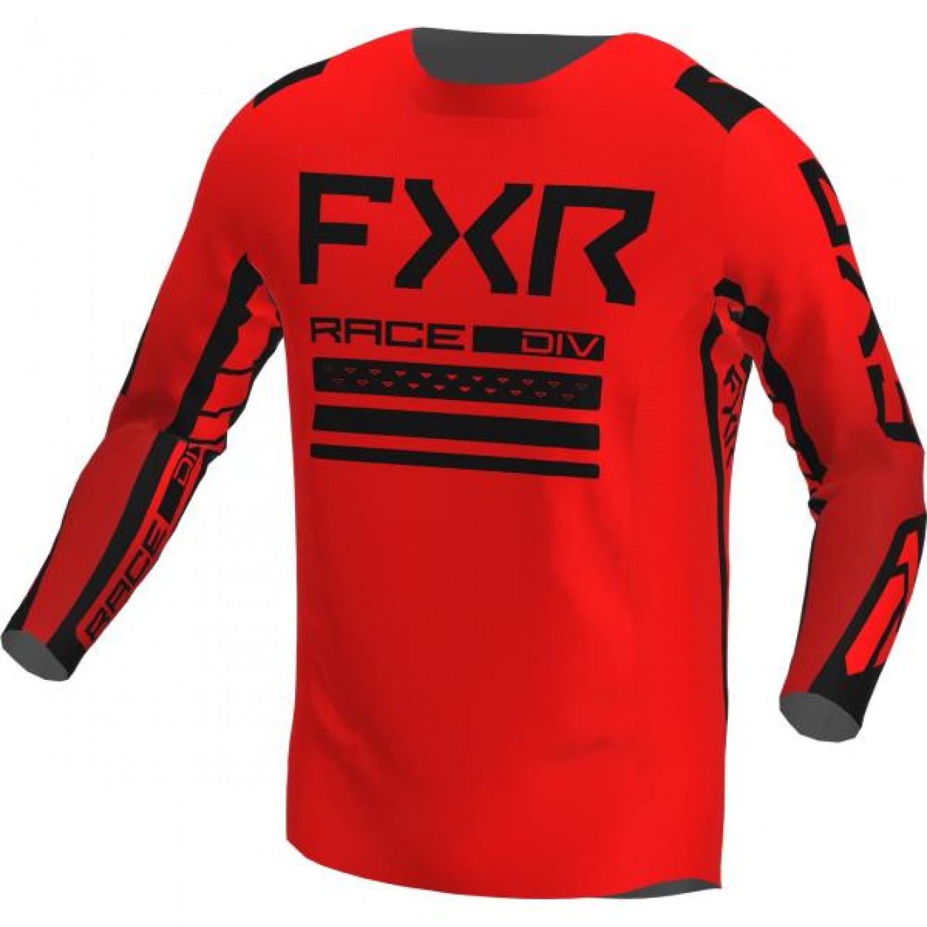 FXR | Cross Shirt Contender MX Rood / Zwart