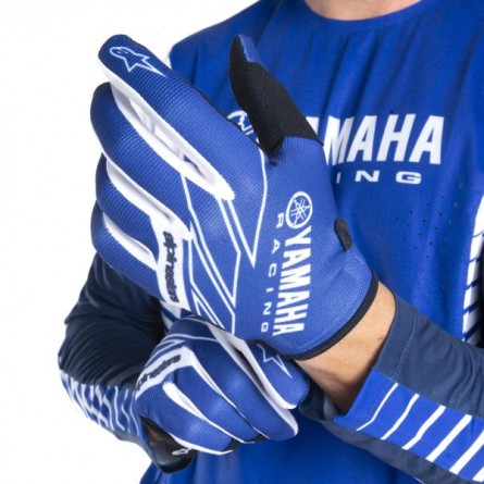 Yamaha | Crosshandschoenen Alpinestars Blauw Wit