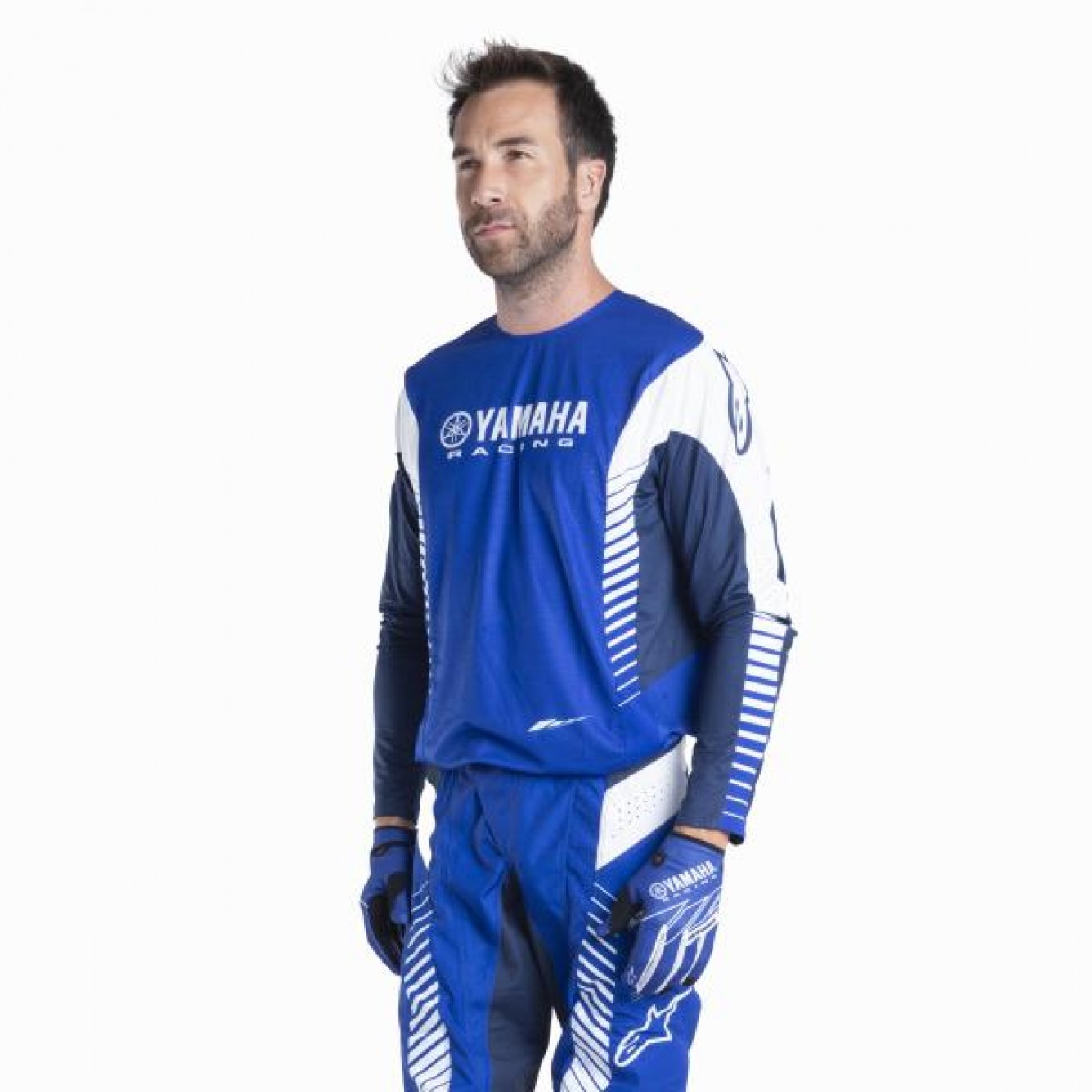 Yamaha | Cross Shirt Alpinestars Blauw Wit